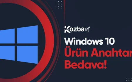 Windows 10 Ürün Anahtarı Bedava